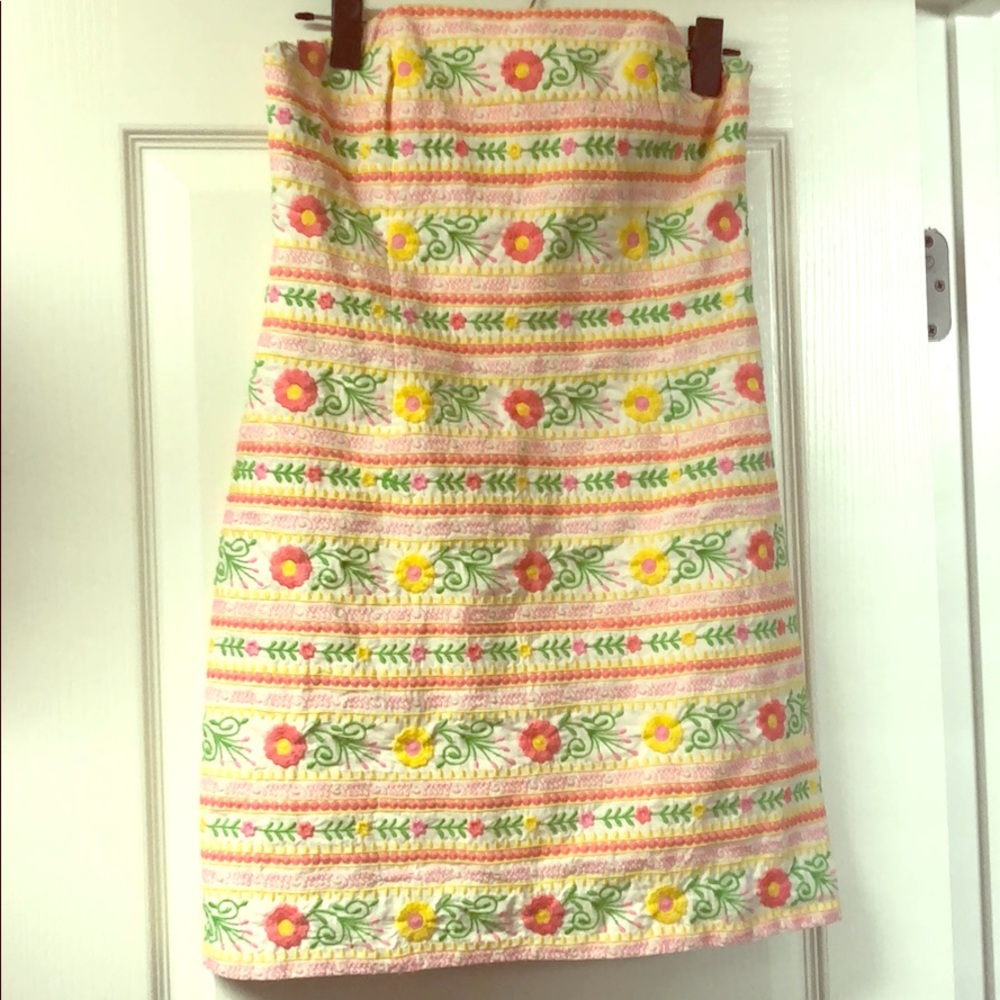 Lilly Pulitzer strapless dress